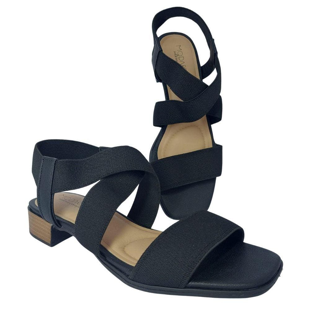 Sandália Super Confortável Modare Com Tiras em Elástico