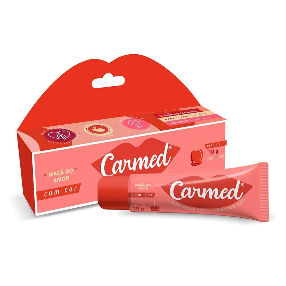 Hidrante Labial Carmed Maçã do Amor 10g