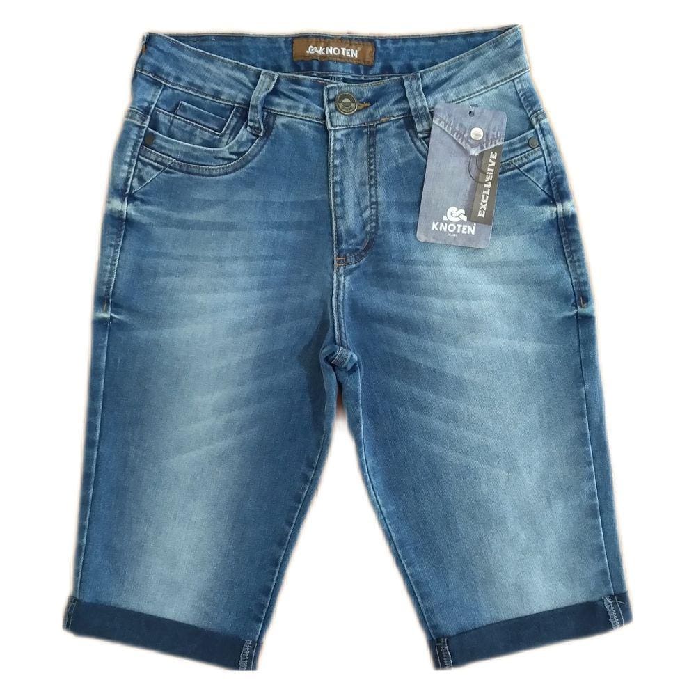 Bermuda Masculina Jeans com Elastano Qualidade Premium
