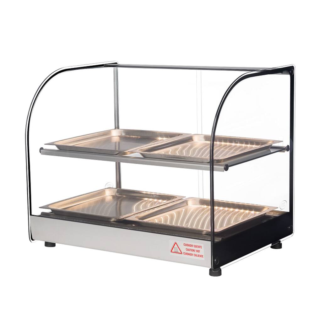 Estufa Salgados Quente 4 Bandejas Com Led Inox Clio com Termostato Tita