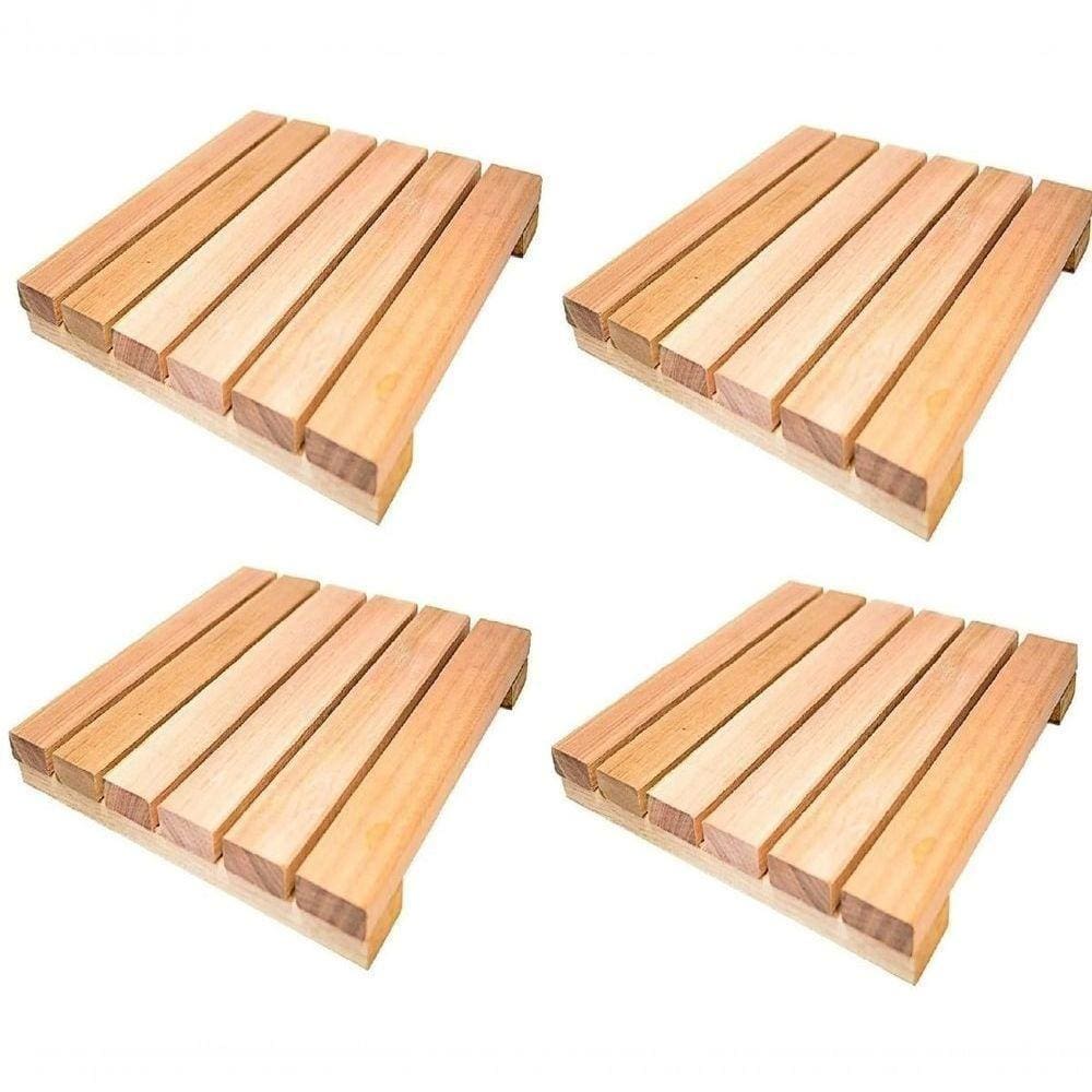 Deck De Qualidade Modular Reforçado Madeira Para Piscina