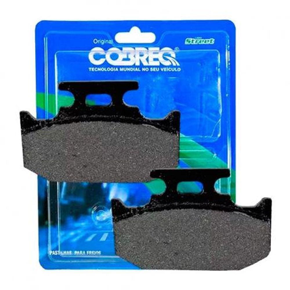 Pastilha Xtz 250 Lander Fazer 250 traseira COBREQ