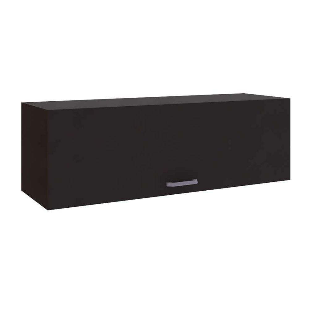 armário de escritório module preto 120 cm