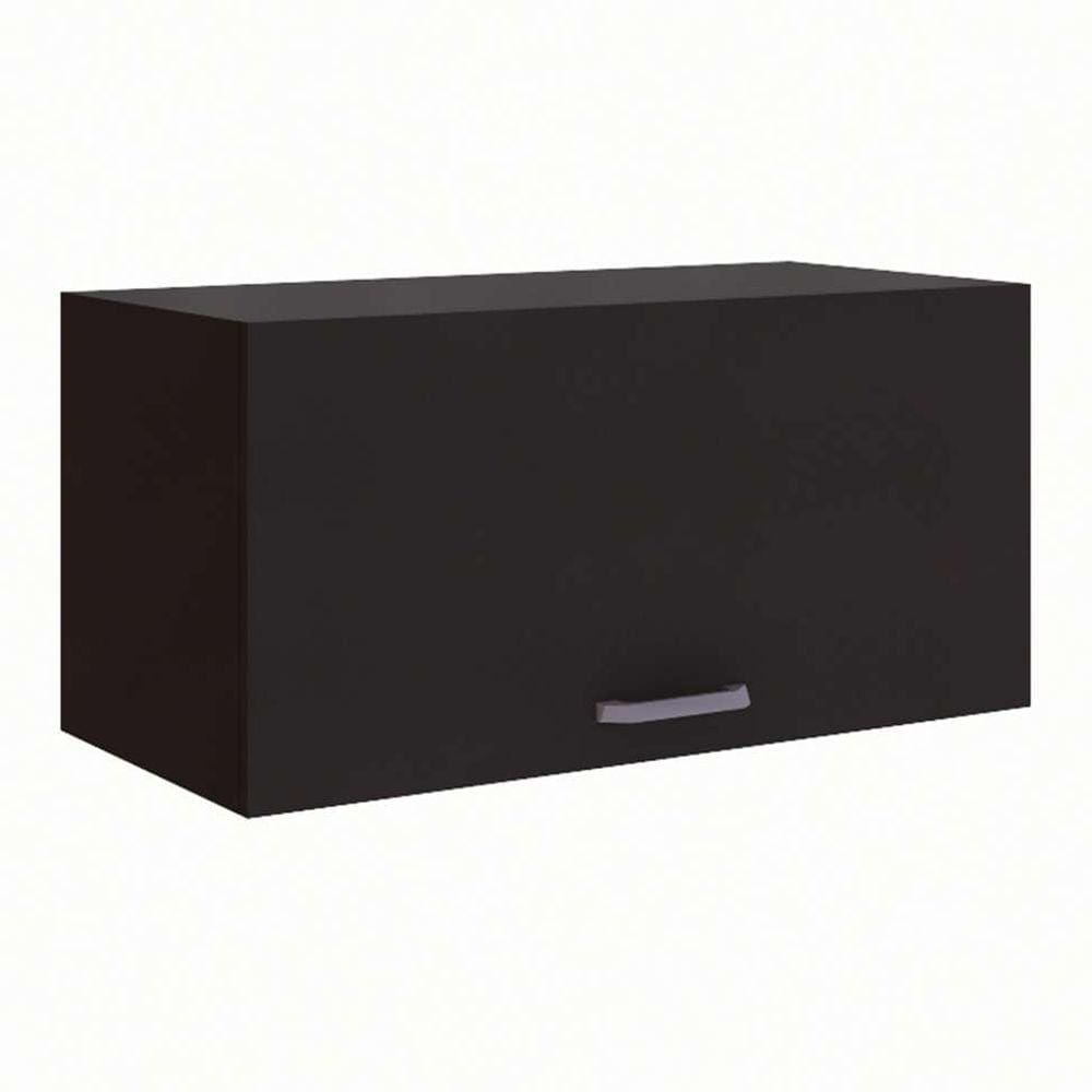 armário de escritório module preto 80 cm