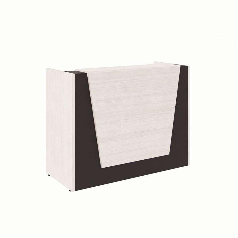 balcão de atendimento ção carvalho berlin e preto 140 cm