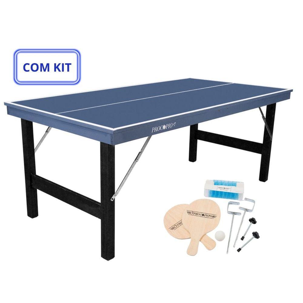 Procopio Mesa de Ping Pong Dobrável 15mm Ref. 004, Azul : :  Esporte