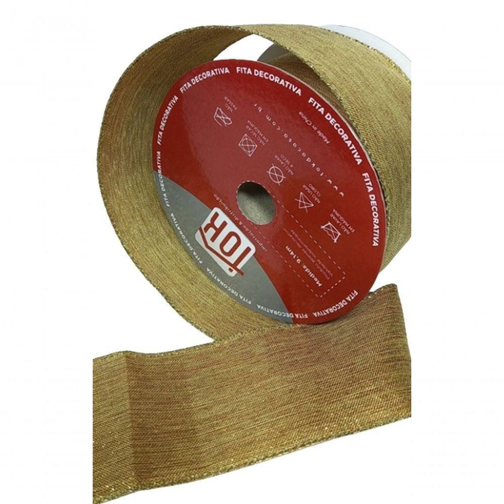 Fita Decorativa Dourada Ft733