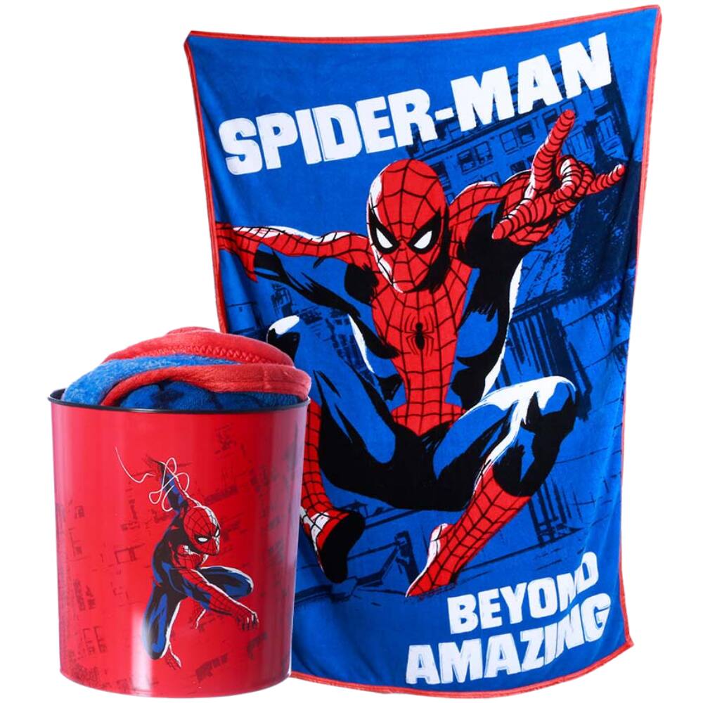 Jogo de Cama Infantil Lepper The Amazing Spider-Man 2 peças Azul - Compre  Agora