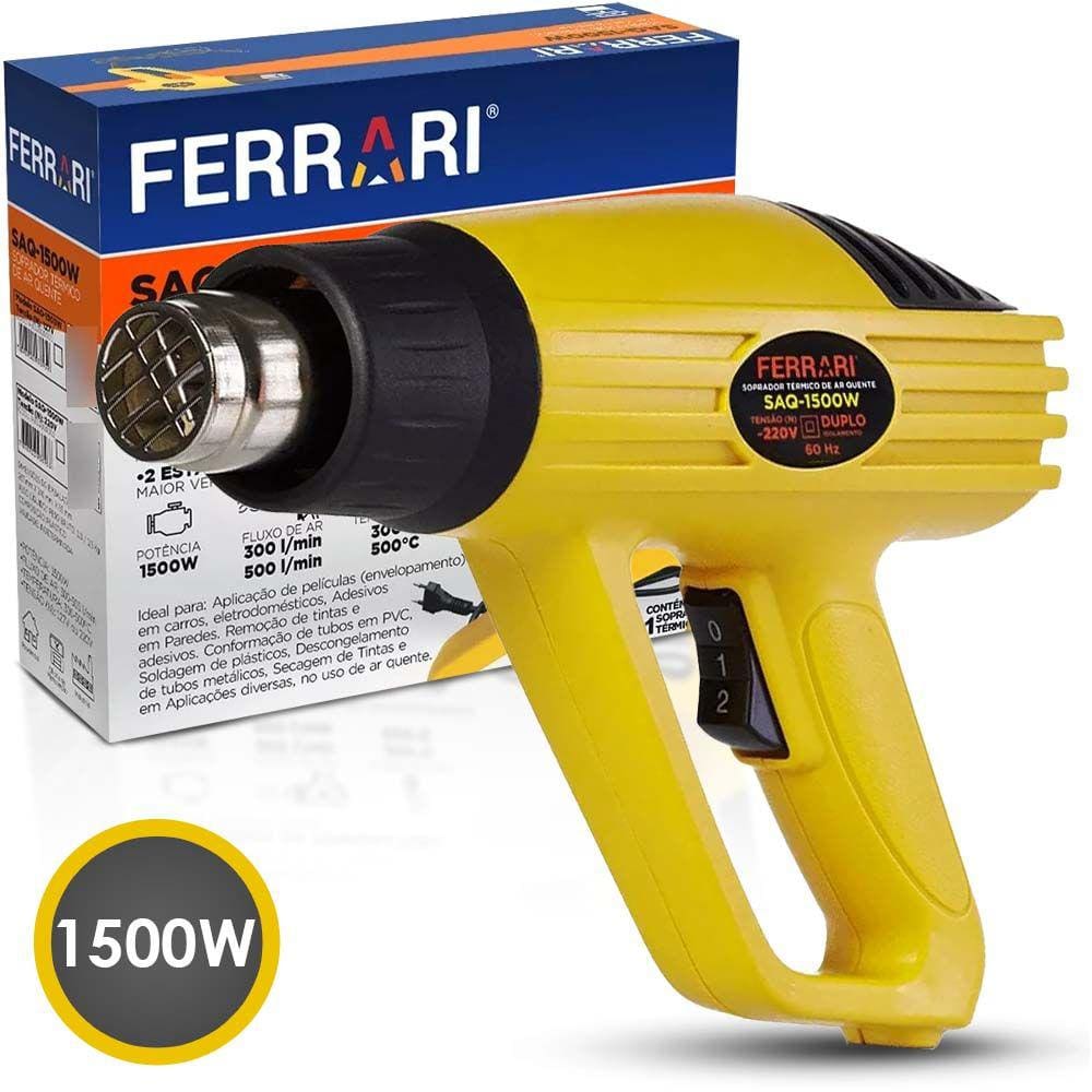 Soprador Térmico 1500w Ar Quente Profissional Ferrari