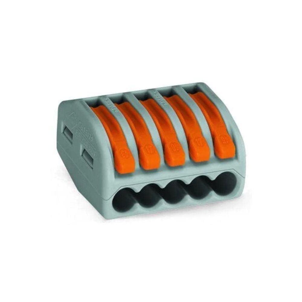 Conector Emenda 5 Cond Com 40 Peças Wago