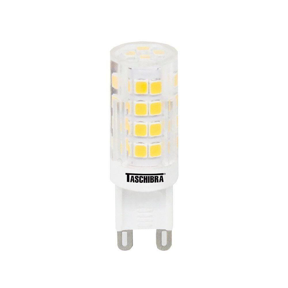 Lâmpada Led G9 Espiga 3w Taschibra 2700k Luz Quente 110v