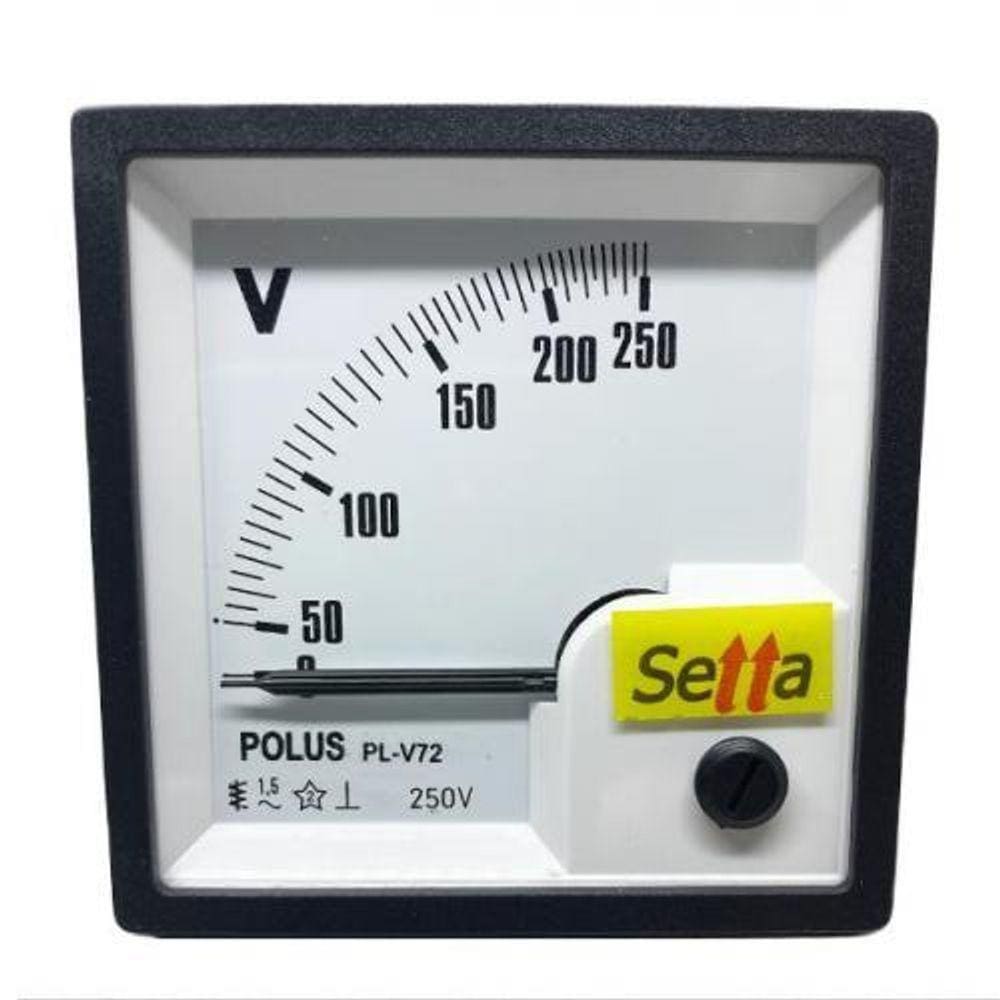 Voltímetro Polus Pl-V72 250V