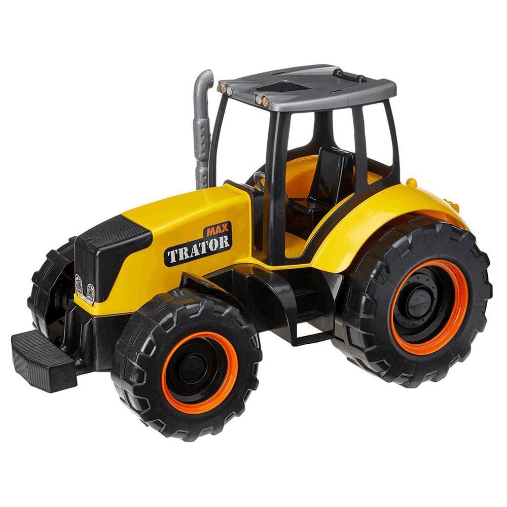 Brinquedo Infantil Caminhão Max Trator Amarelo Tilin 0458