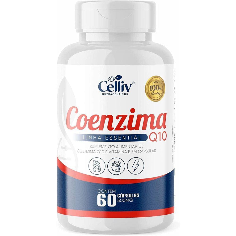 Coenzima Q10 100Mg Por Porção 60 Cápsulas Celliv