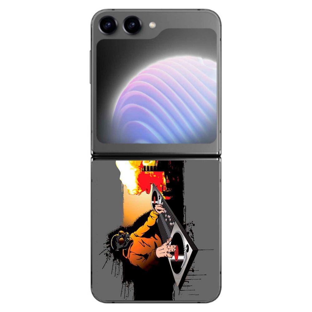 Capa Adesivo Skin264 Verso Para Samsung Galaxy Z Flip 5 2023