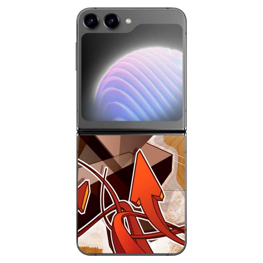 Capa Adesivo Skin071 Verso Para Samsung Galaxy Z Flip 5 2023