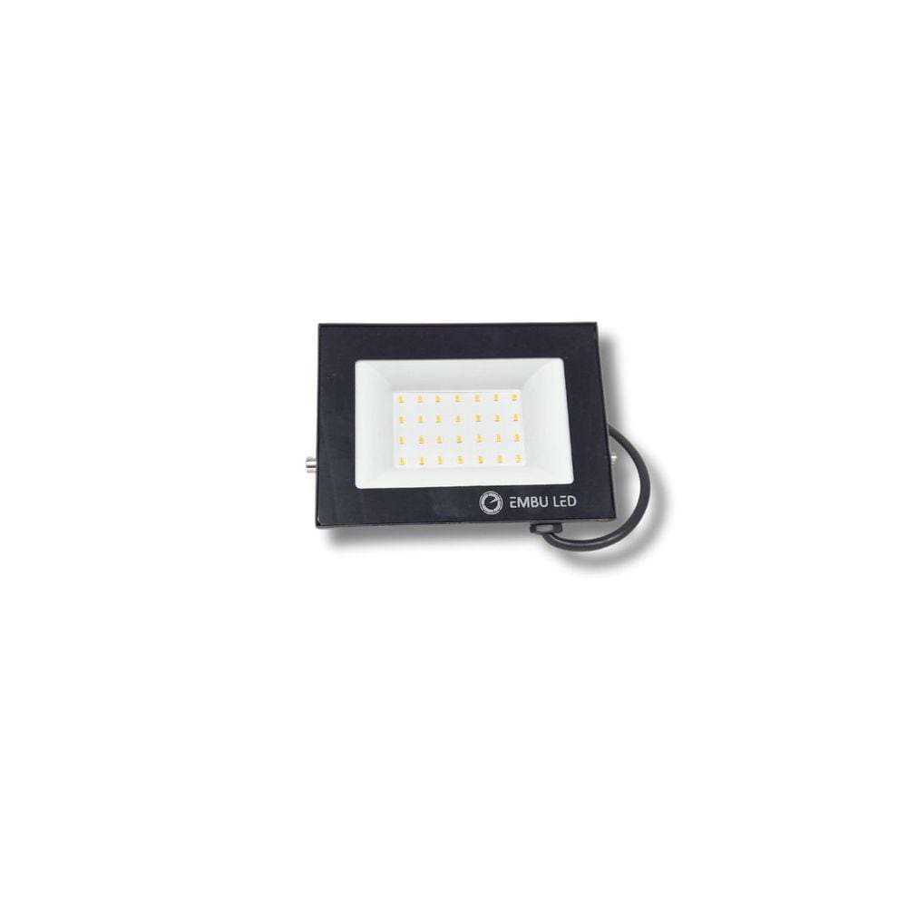 Refletor Led 50W 3000K Slim IP67 Embu Led