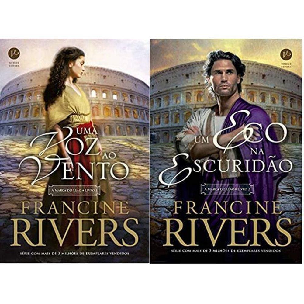 Kit 2 Livros A Marca Do Leão Francine Rivers Uma Voz Ao