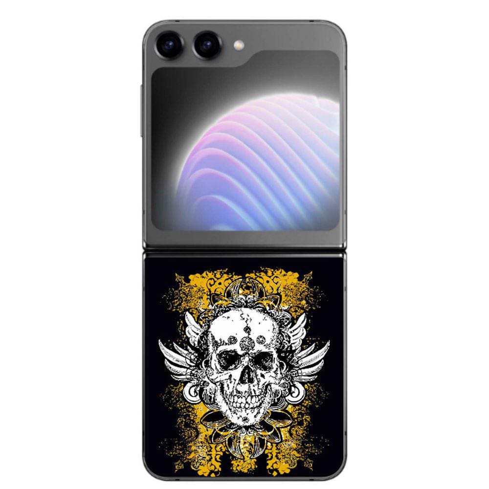 Capa Adesivo Skin374 Verso Para Samsung Galaxy Z Flip 5 2023