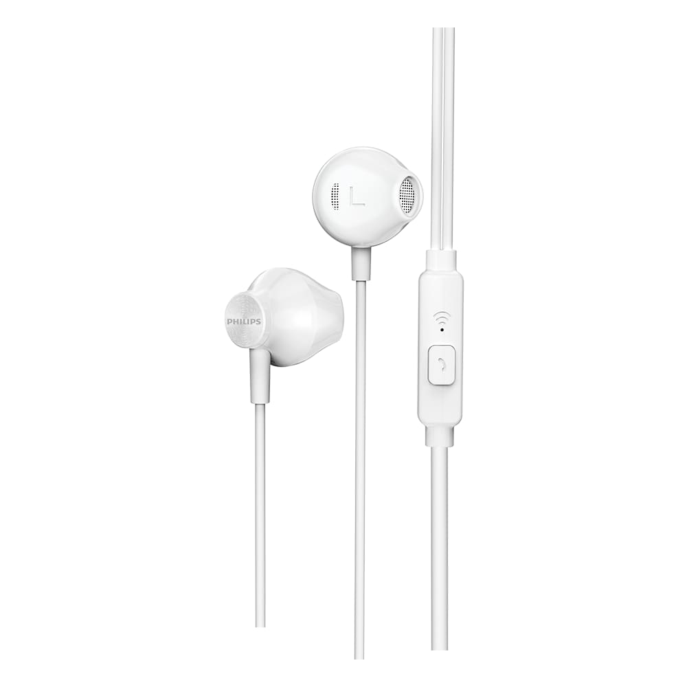 Fone De Ouvido Philips TAUE101BK/00 Serie 1000 Intra Auricular Com Microfone Branco