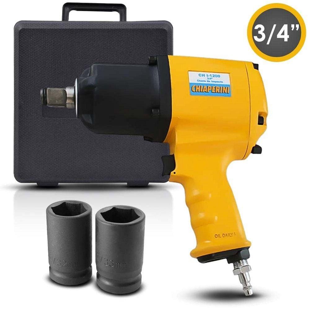 Kit Chave Impacto 3/4 Pol Pneumática Chiaperini Twin Hammer