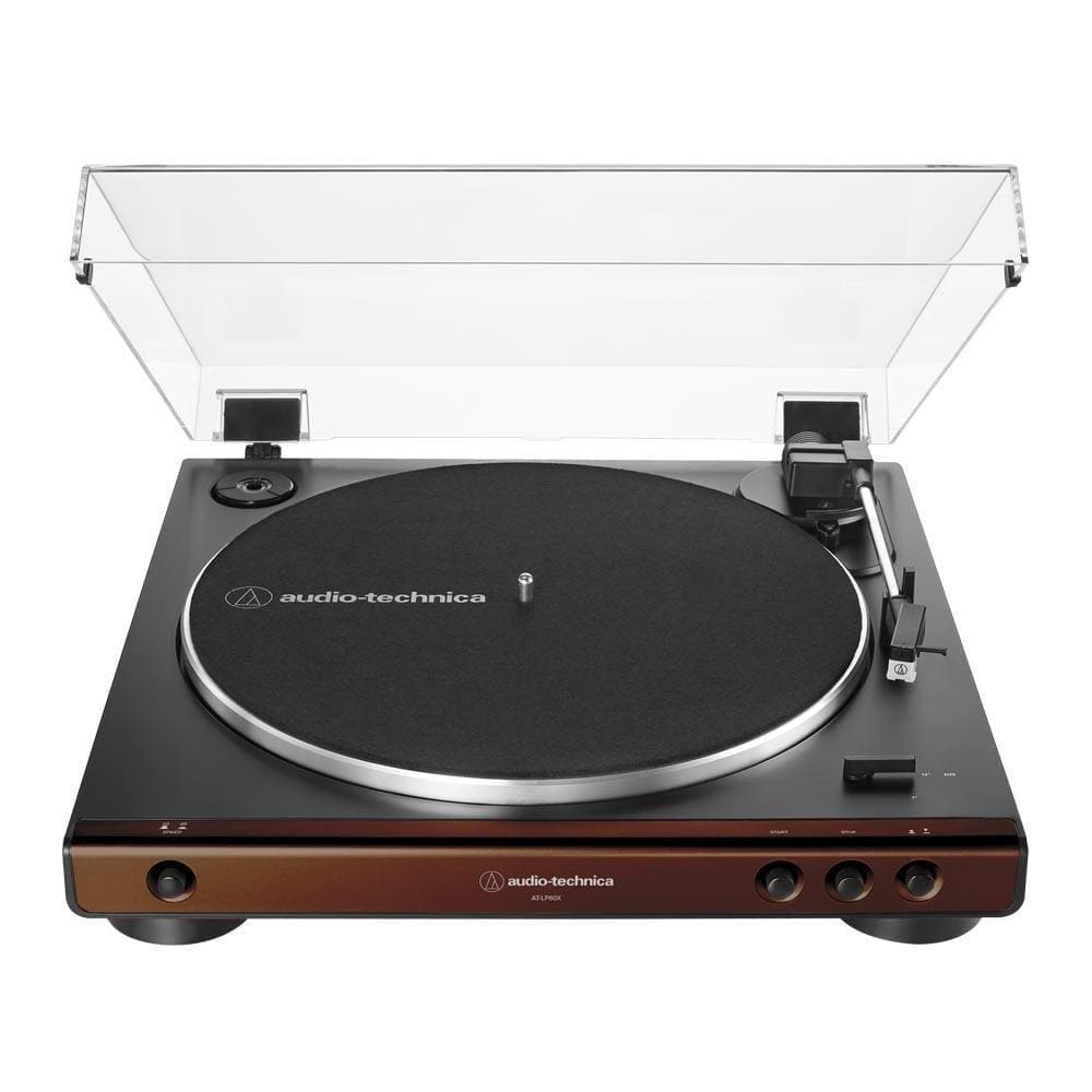 Toca-discos Audio-Technica Automático AT-LP60X-BW Marrom