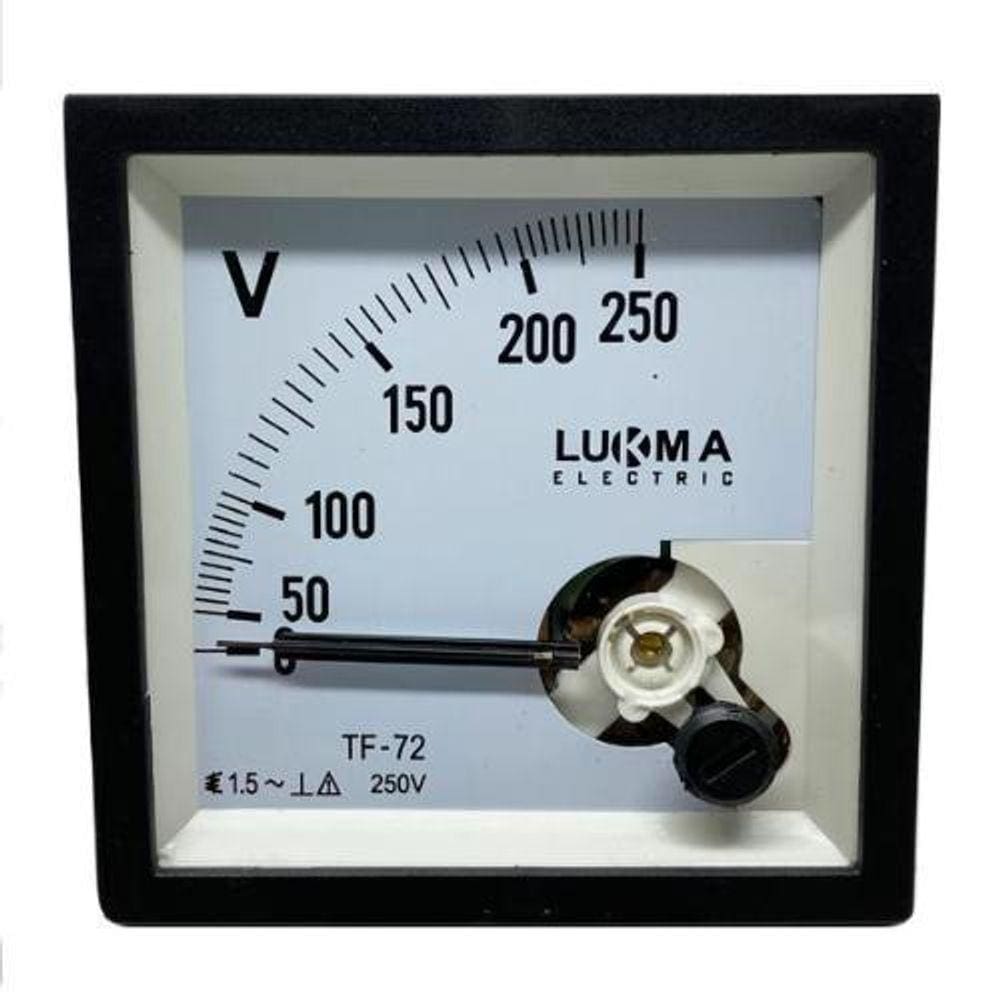 Voltímetro Lukma Lk-V72 250V