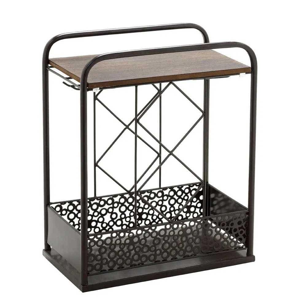 Adega Suporte para Garrafas de Vinho Mini Bar 44cm