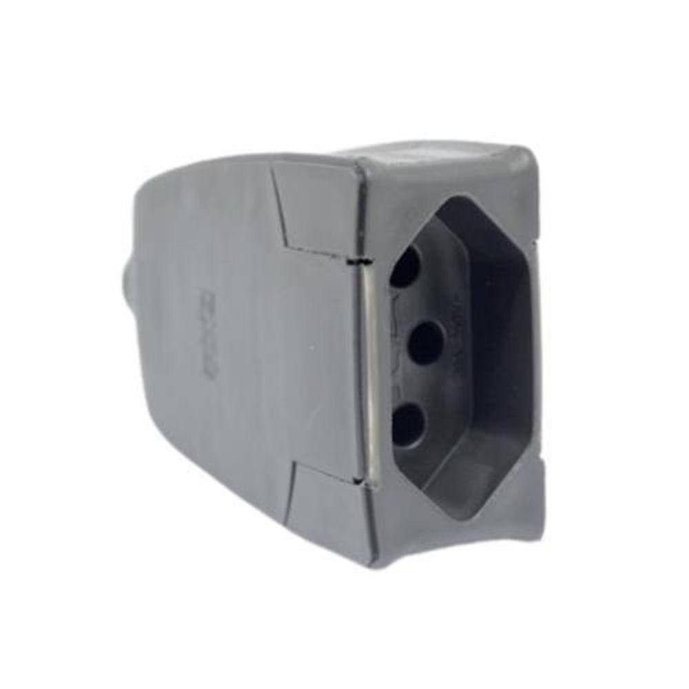 Plug Fêmea 2P+T 20A Preto