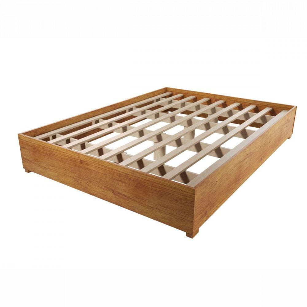 Base Cama Box Casal Imperatriz Com Pés Viero