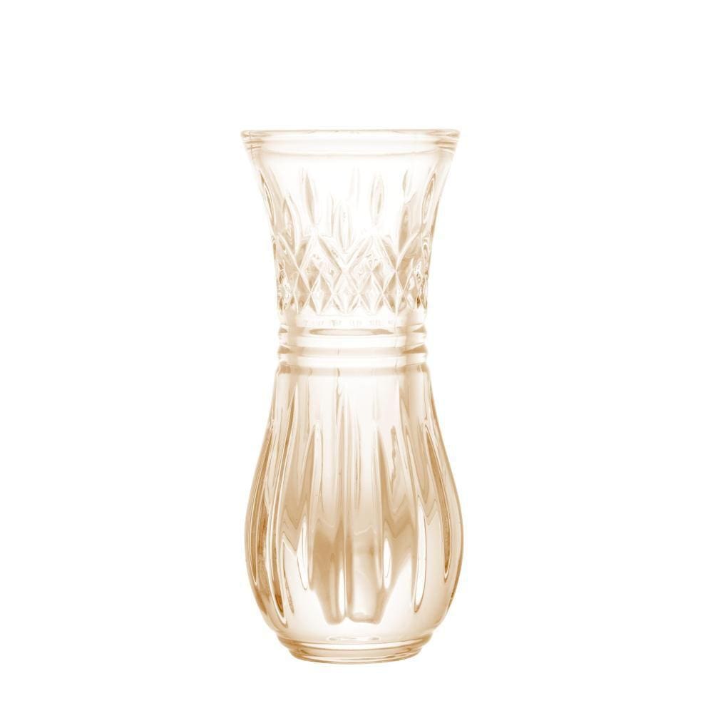 Vaso Wolff Lys de Cristal Âmbar 6cm x 15cm