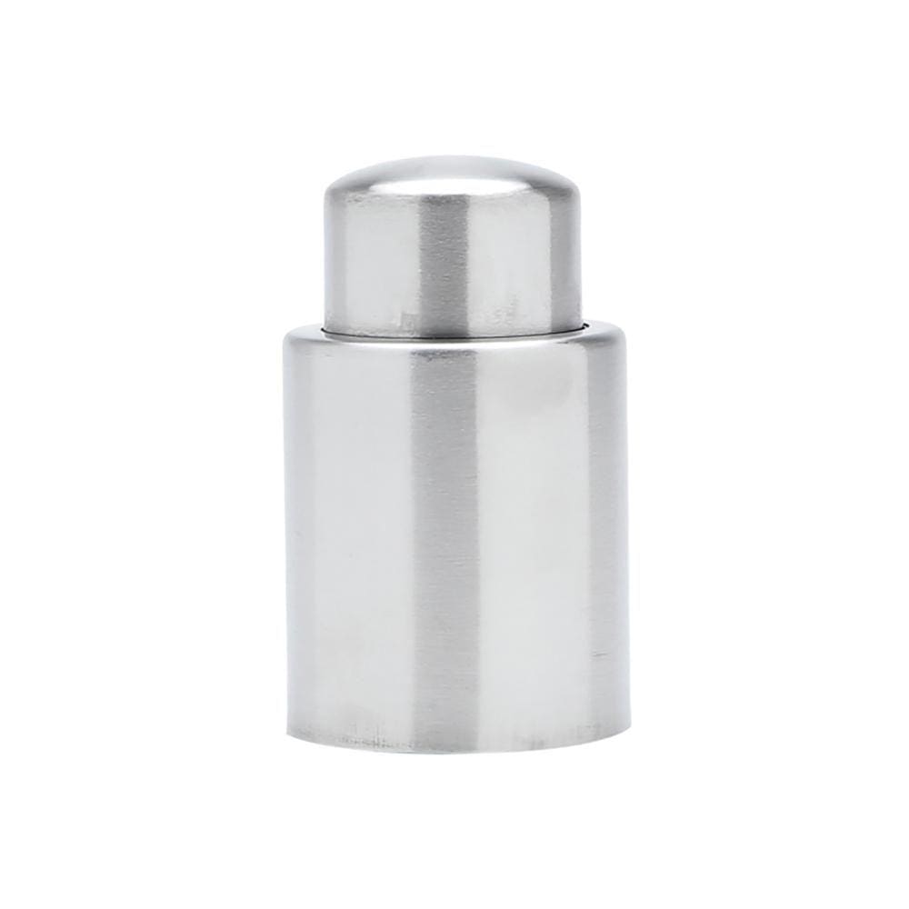 Tampa á Vácuo para Vinho Wolff de Aço Inox 5cm x 8cm