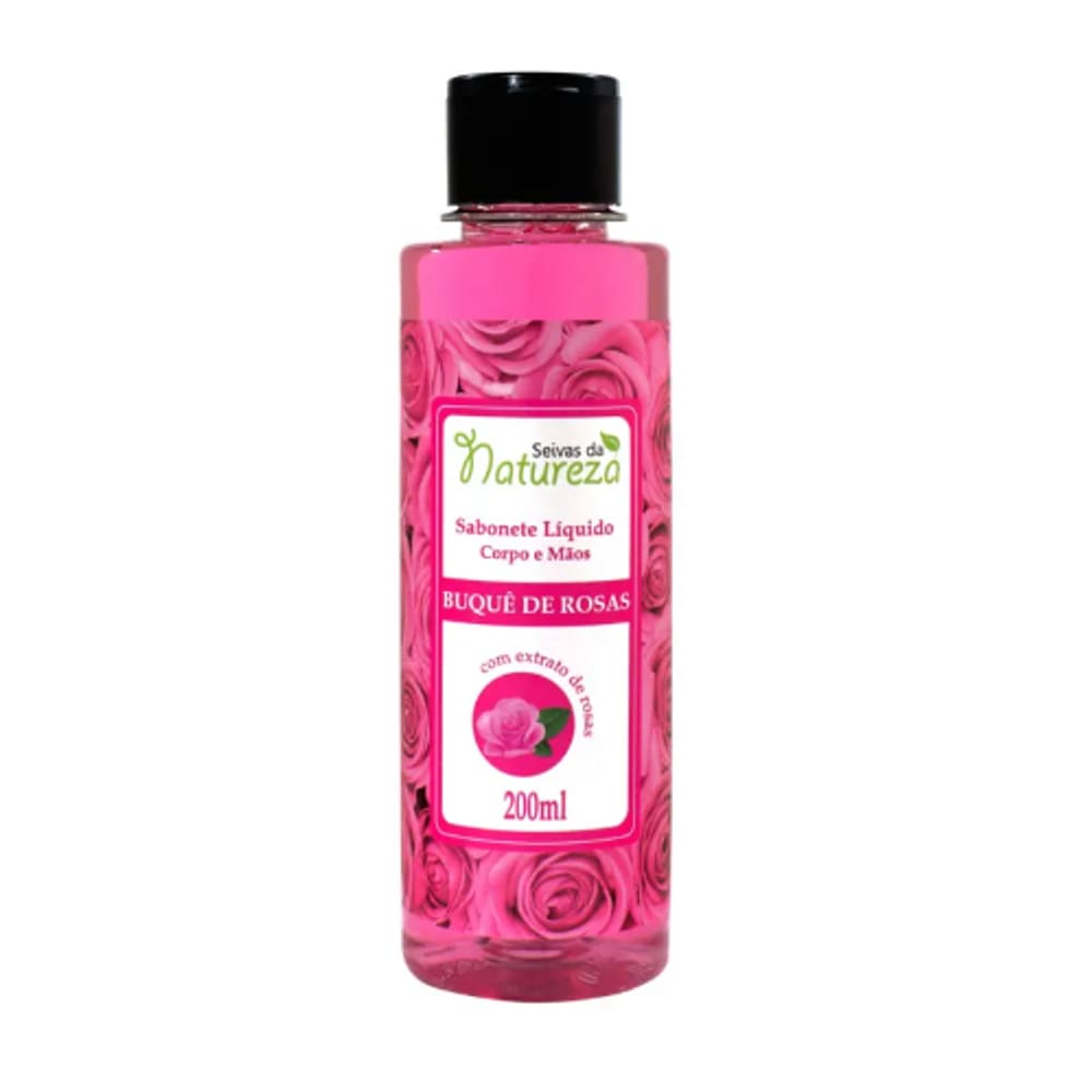 Sabonete Liq Seivas da Natureza Buquê de Rosas 200ml (585)