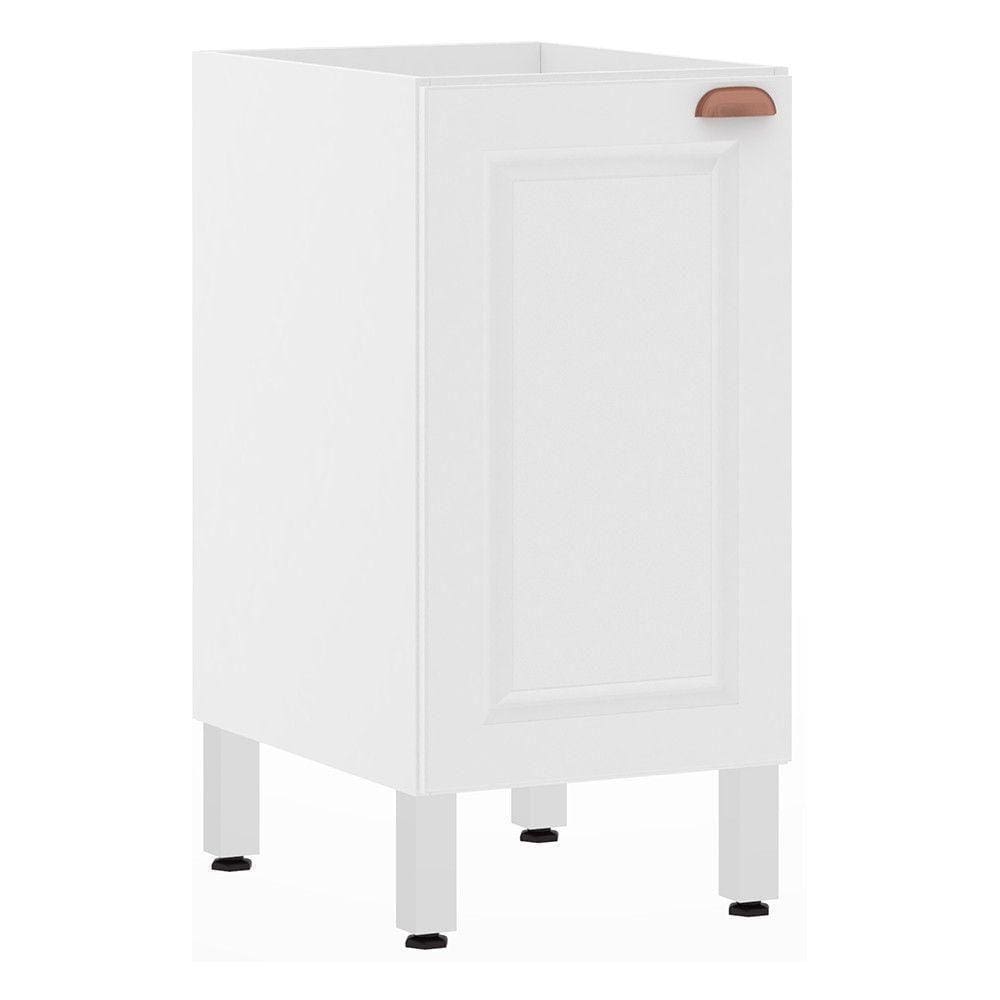 Balcão De Cozinha S/ Tampo 40cm 1 Porta Branco Polar