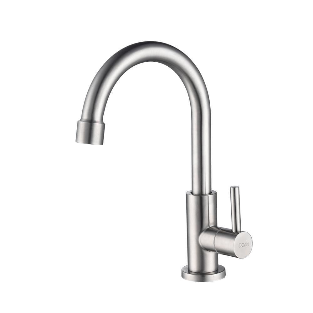 Torneira Banheiro/Lavabo Inox Gir Mesa Curta NOX04 Doan