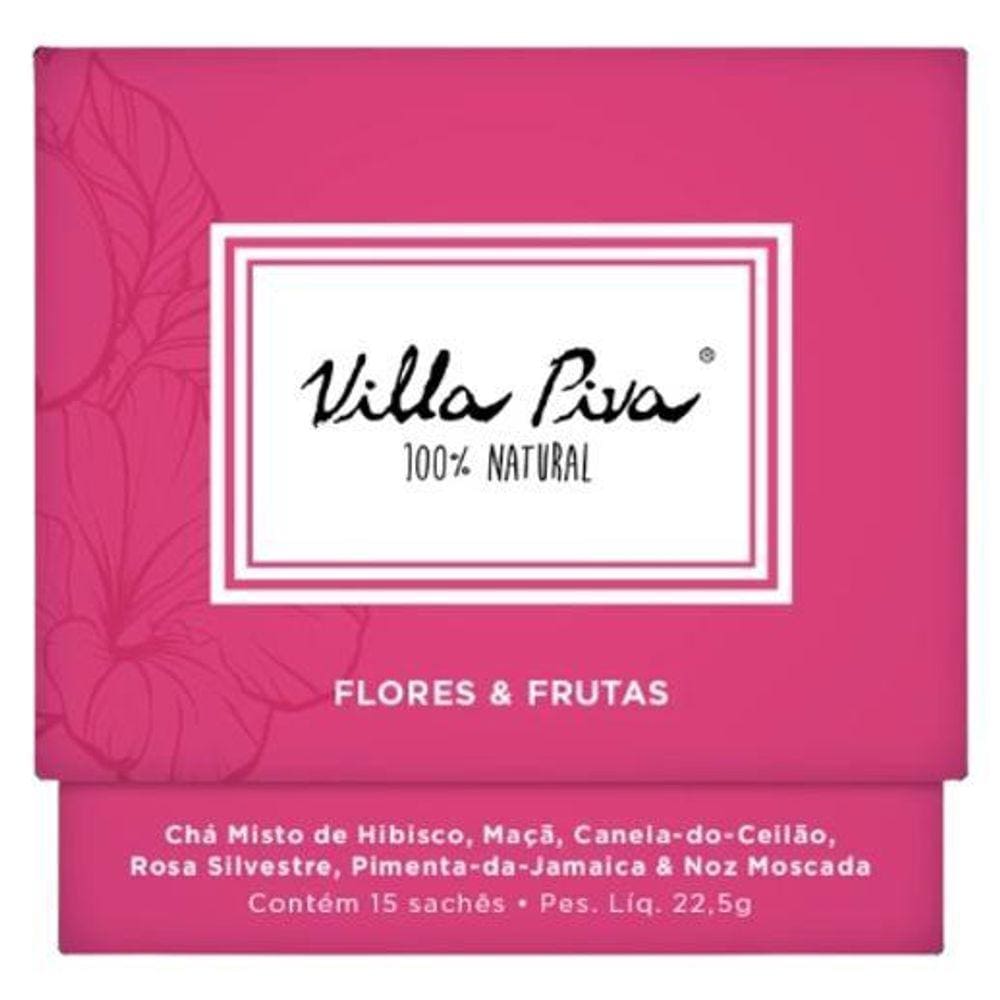 Chá Misto Flores E Frutas Villa Piva 15 Sachês