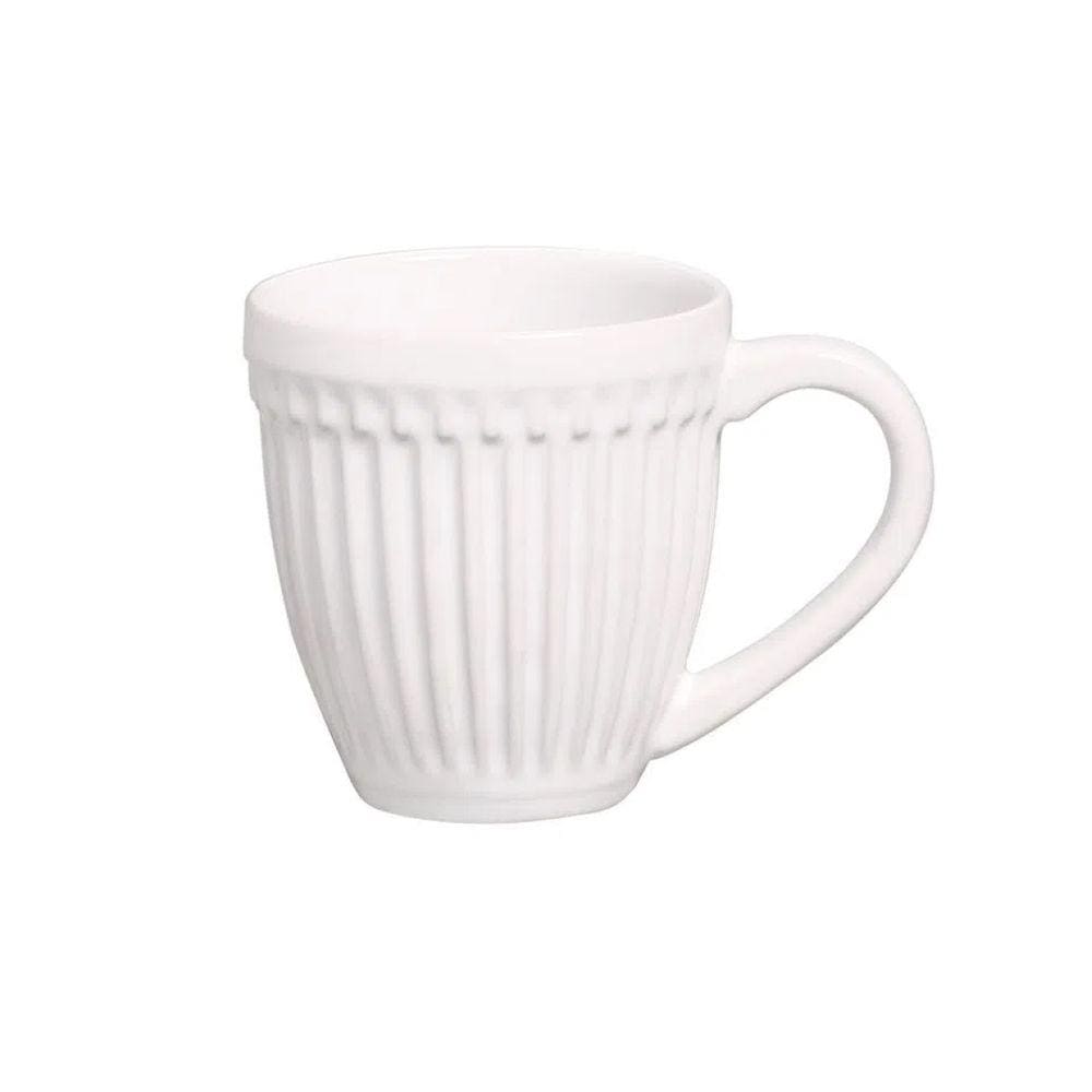 Conjunto 4 Canecas 343ml Roma Branco Porto Brasil