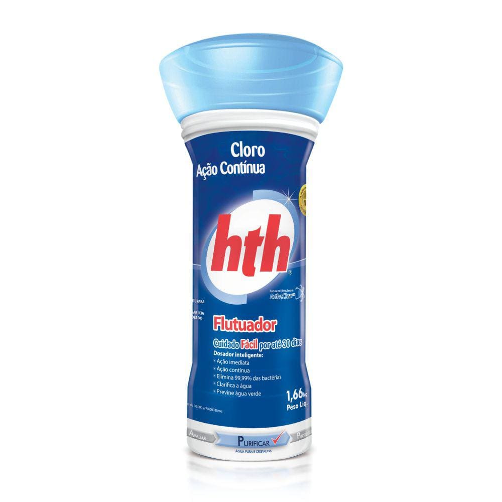 Cloro para Piscina Flutuador Inteligente Active Clear 1,66kg