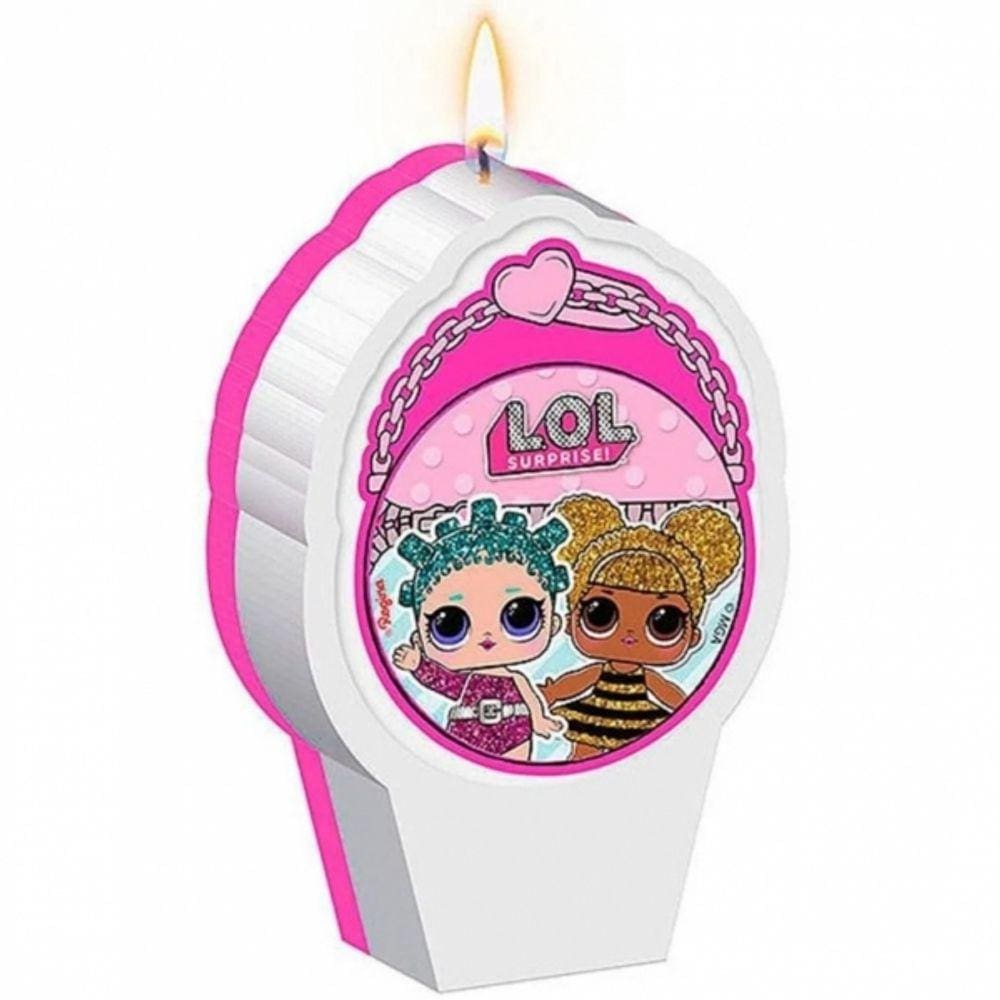 Vela Plana Boneca Lol Surprise Regina