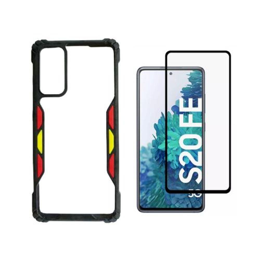 Capinha Anti Shock AirBag + Pelicula 3D Para Galaxy S20 FE