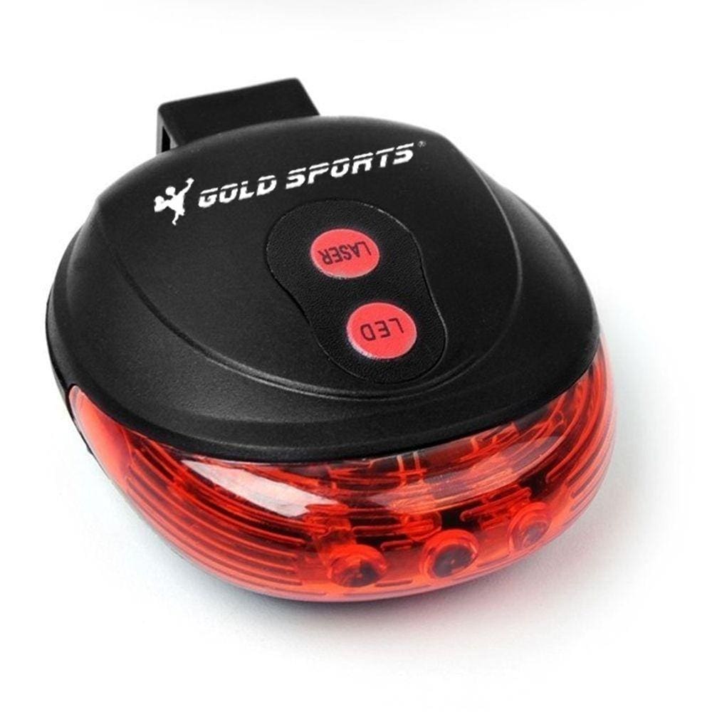 Lanterna traseira de Bike Gold Sports Led Clear Vision Laser Tail Light