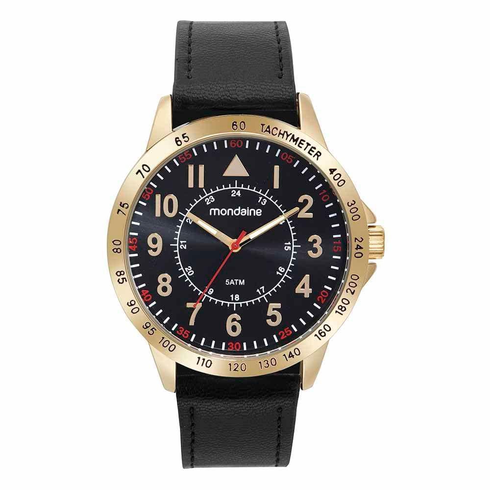 Relogio Mondaine Masculino Ref: 99666gpmvdh2 Casual Dourado