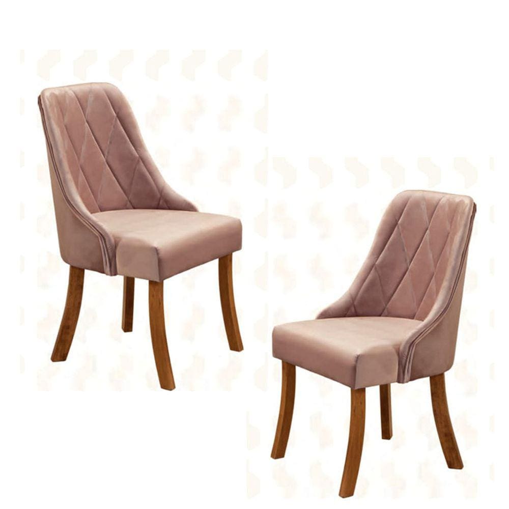 Cadeiras para Mesa de Jantar Estofada - Lara - Art Salas