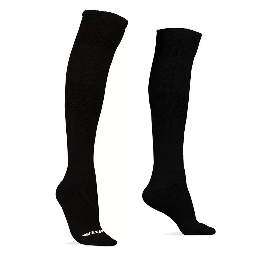 Kit com 25 Meiões de Futebol Finta Adulto Alcance Profissional Preto