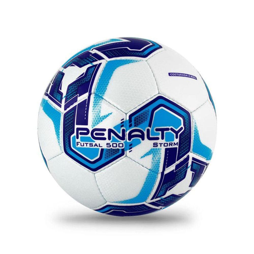 Bola Futsal Penalty Storm 500 Xxi Azul Costurada