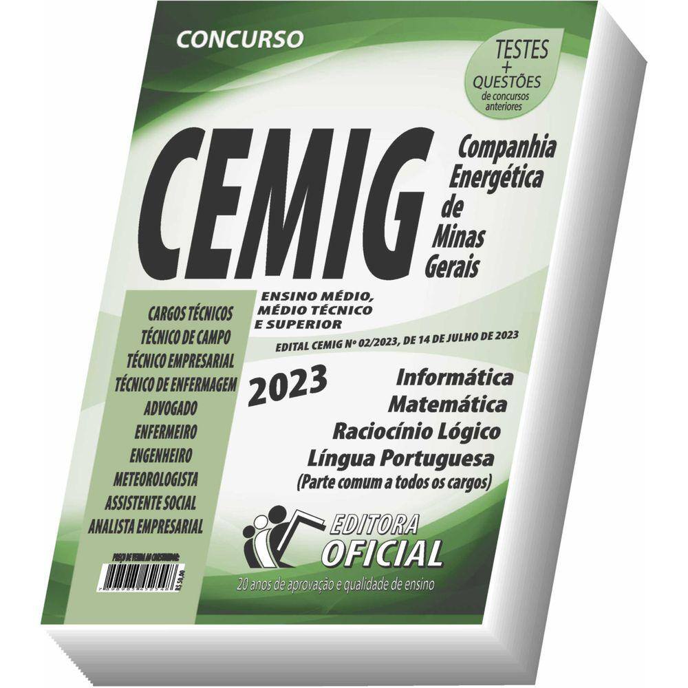 Apostila CEMIG - Nível Médio, Médio Técnico e Superior - Parte Comum aos Cargos
