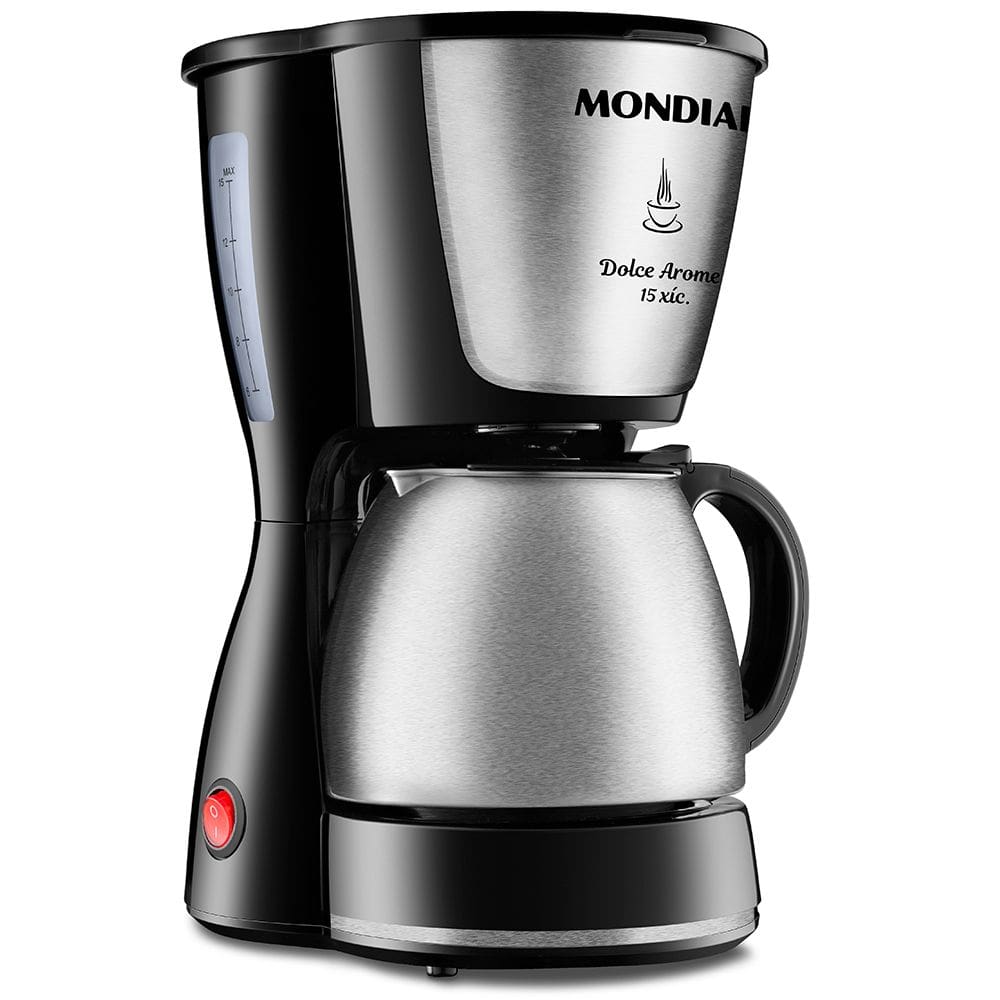 Cafeteira Elétrica Mondial Dolce Arome C-34JI-15X 550W Inox 220V