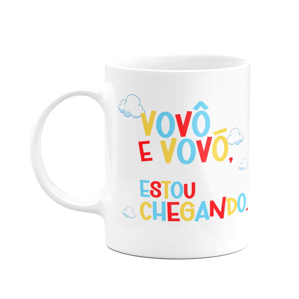 Caneca Vovô e vovó, estou chegando!