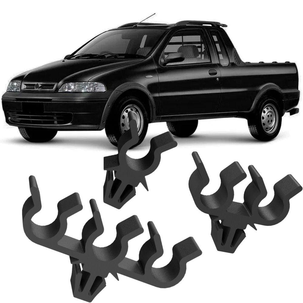 Kit Grampos Presilhas Suporte Organizador Para Cabo De Velas Linha GM E Fiat