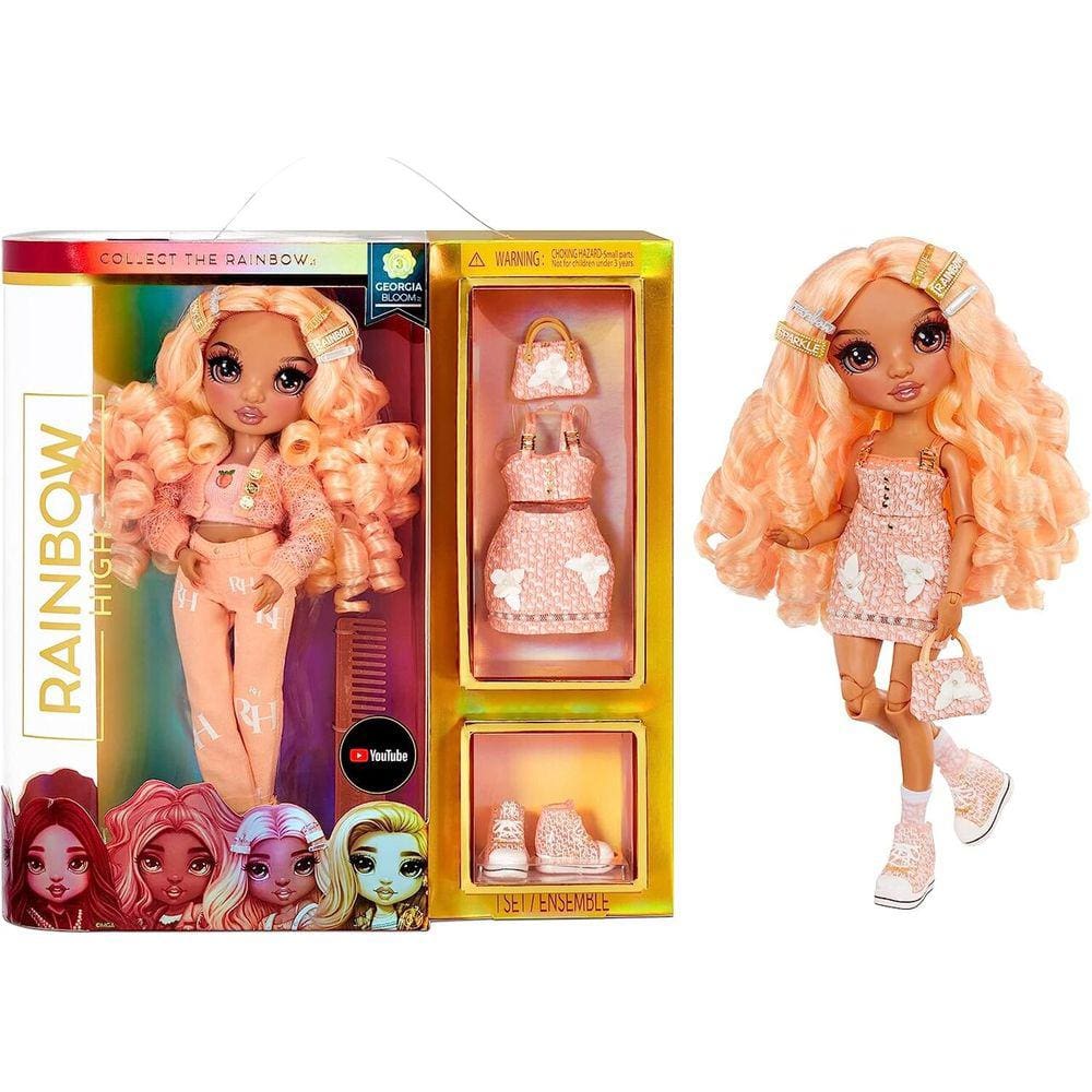 Boneca Georgia Bloom Rainbow High Com Acessórios - MGA